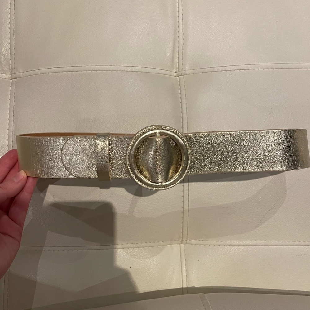 Ba&sh Bessy Gold Metalic Belt